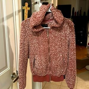 Love tree fluffy jacket